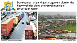 Traffic Management Plan for Panvel Municipal Corporation