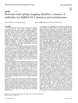 Proteome-Wide Epitope Mapping Identifies a Resource of Antibodies