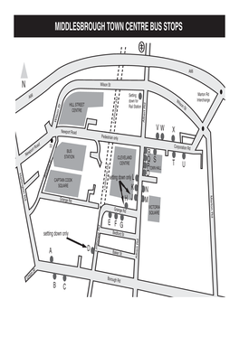 Middlesbrough Town Centre Bus Stops