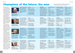 Champions of the Future: Tthe Men � �� ��� � � 