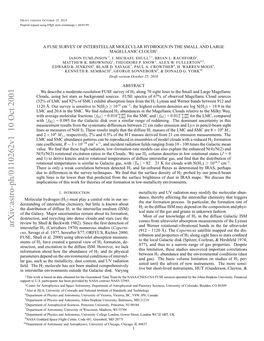 A FUSE Survey of Interstellar Molecular Hydrogen in the Small