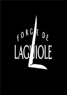 Présentation Forge De Laguiole V1-E