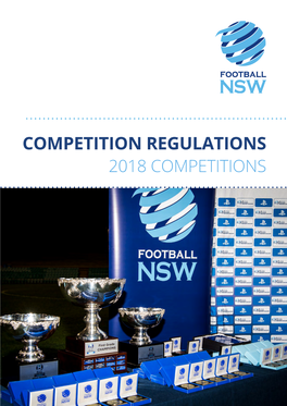 Football NSW Competition Regulations 2018