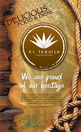 We Are Proud of Our Heritage