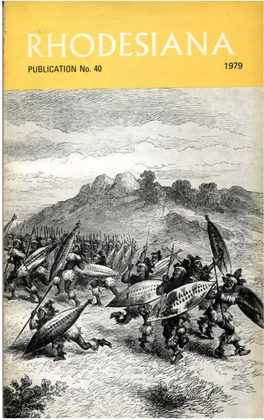 Rhodesiana Volume 40
