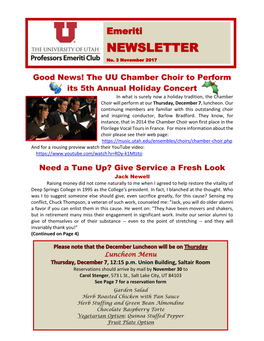 NEWSLETTER No