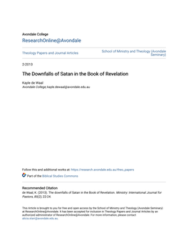 The Downfalls of Satan in the Book of Revelation