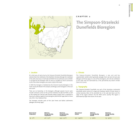 Simpson-Strzelecki Dunefields the Simpson-Strzelecki Dunefields Bioregion