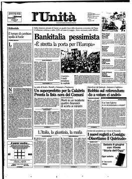 Bankitalia Pessimista