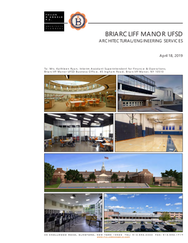 Briarcliff Manor Ufsd Architectural/Engineering Services