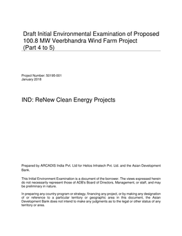 India: Renew Clean Energy Project
