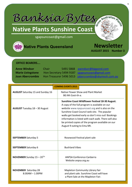 Native Plants Sunshine Coast