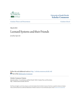 Leonard Systems and Their Friends Jonathan Spiewak