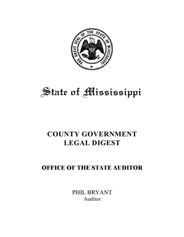 County Government Legal Digest