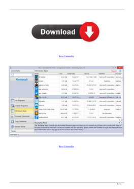 Revo Uninstaller
