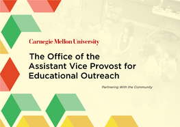 The Office of the Assistant Vice Provost for Educational Outreach