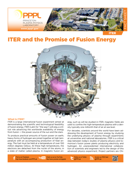 ITER and the Promise of Fusion Energy