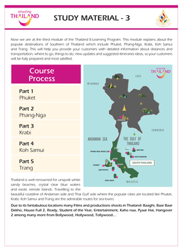 Study Material 3 South of Thailand