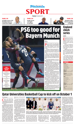 PSG Too Good for Bayern Munich