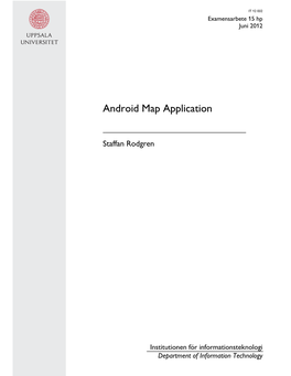 Android Map Application