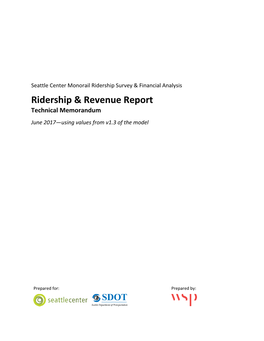 Ridership & Revenue Report