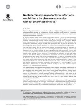 Would There Be Pharmacodynamics Without Pharmacokinetics?