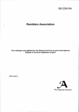 Ramblers Association