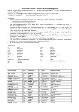 National-Kavallerieregiment Prof