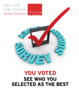 You Voted See Who You Selected As the Best We’Re Proud to Have Made It to the TOP Thank You for Voting Us BEST TITLE AGENCY in NY!