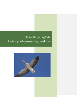 Hanede Ja Laglede Kaitse Ja Ohjamise Tegevuskava