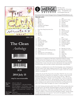 The Clean Anthology