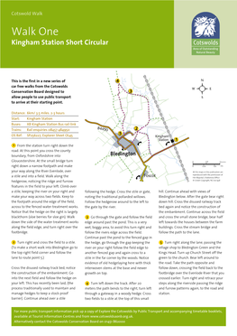 Kingham Station Short Circular