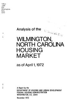 Analysis of Wilmington Ohio Housing Market As of April 1