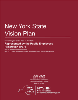 New York State Vision Plan