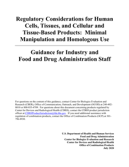 Based Products: Minimal Manipulation and Homologous Use