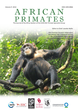 AFRICAN PRIMATES the Journal of the Africa Section of the IUCN SSC Primate Specialist Group