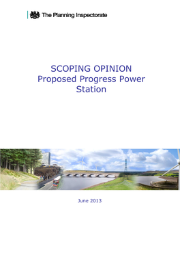 SCOPING OPINION Proposed Progress Power Station