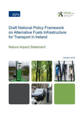 Draft National Policy Framework on Alternative Fuels Infrastructure for Transport in Ireland