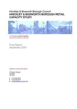 Hinckley Retail Capacity Study