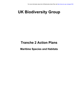 Tranche 2 Action Plans