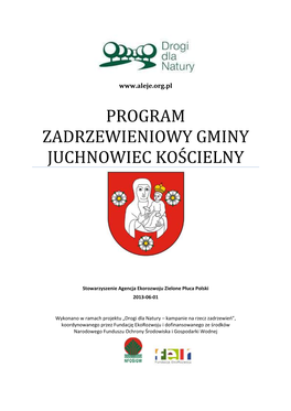 Program Zadrzewieniowy Gminy Juchnowiec Kościelny