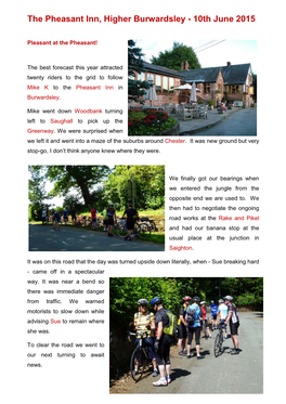 150612,The Pheasant Inn Higher Burwardsley.Docx