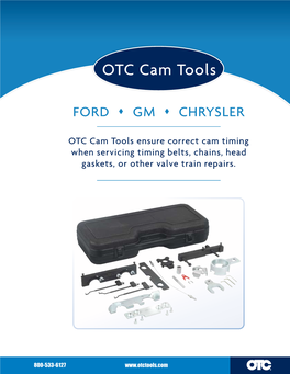 OTC Cam Tools