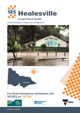 Healesville Local Flood Guide Flood Information for Healesville on Watts River