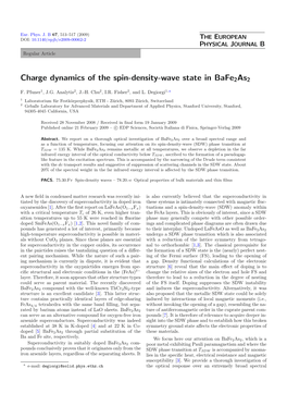 Charge Dynamics of the Spin-Density-Wave State in Bafe2as2