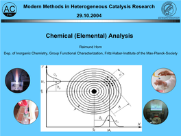 (Elemental) Analysis