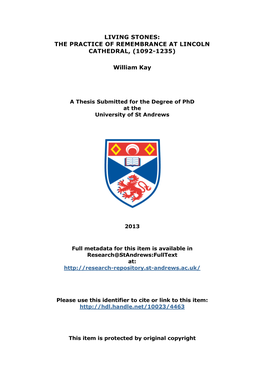 William Kay Phd Thesis