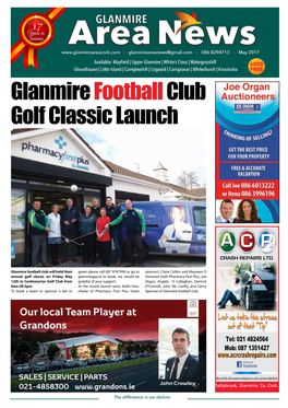 Glanmire Footballclub Golf Classic Launch