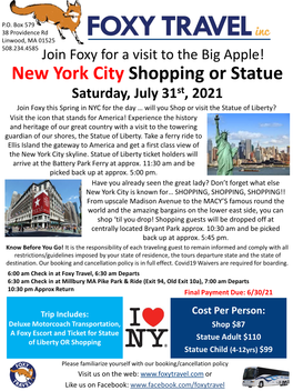 NYC Shop Or Statue