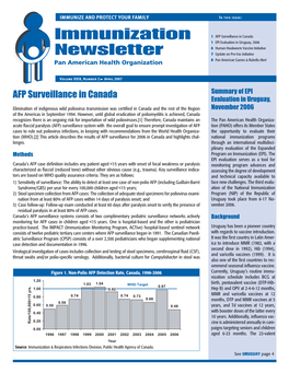 Immunization Bulletin, April 2007, Vol.XXIX, Number 2